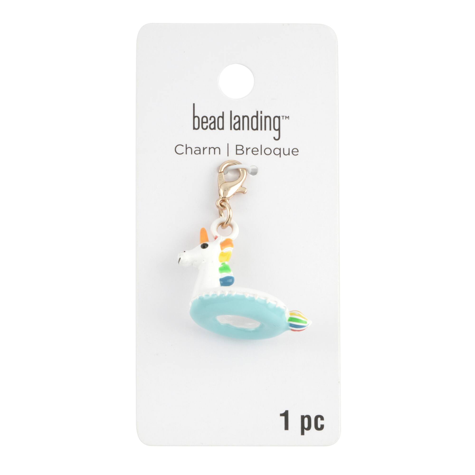 12 Pack: Pool Float Charm by Bead Landing™